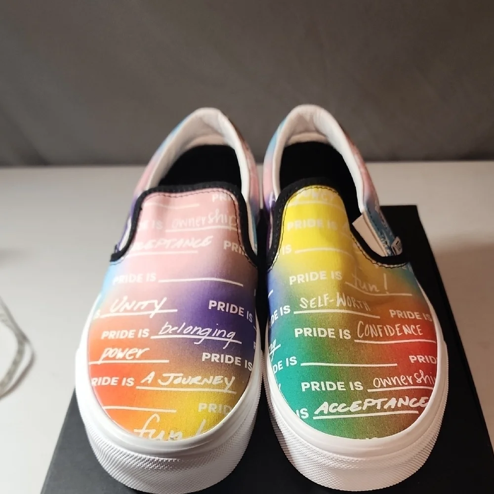Vans Multicolor Pride Journey Slip-On Shoes